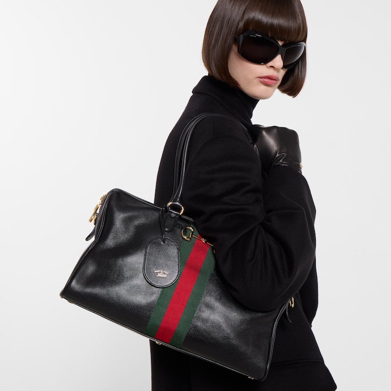 Gucci Borsetto Large Boston Bag | Thumbnail 3 Gucci Borsetto Large Boston Bag | Thumbnail 3