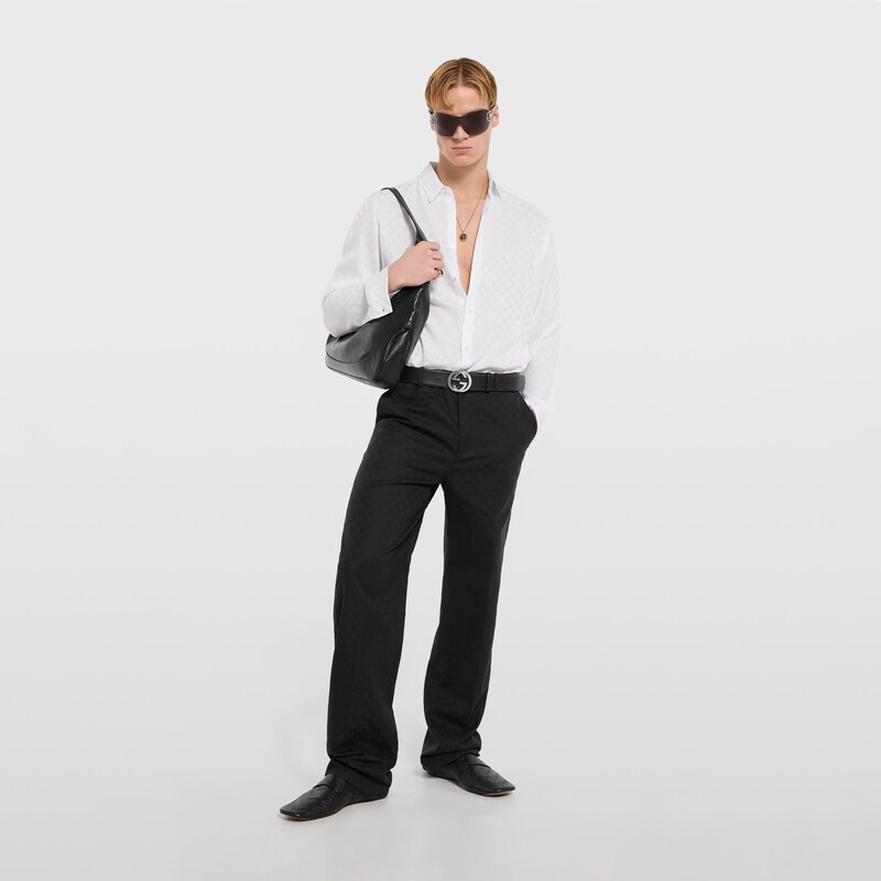 Gucci GG Silk Jacquard Shirt | Thumbnail 2 Gucci GG Silk Jacquard Shirt | Thumbnail 2