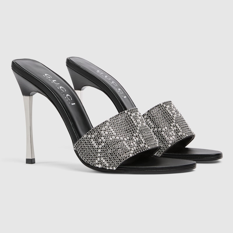 Gucci Crystal Bombshell Slide Sandal | Thumbnail 2 Gucci Crystal Bombshell Slide Sandal | Thumbnail 2