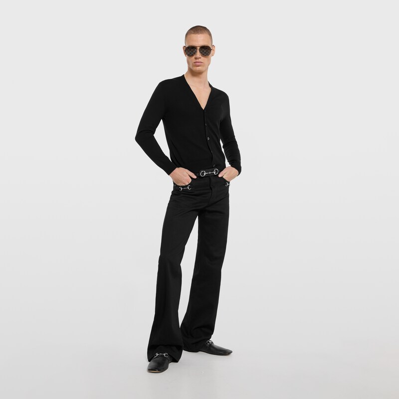 Gucci Knit Wool Cardigan With Embroidery | Thumbnail 2 Gucci Knit Wool Cardigan With Embroidery | Thumbnail 2