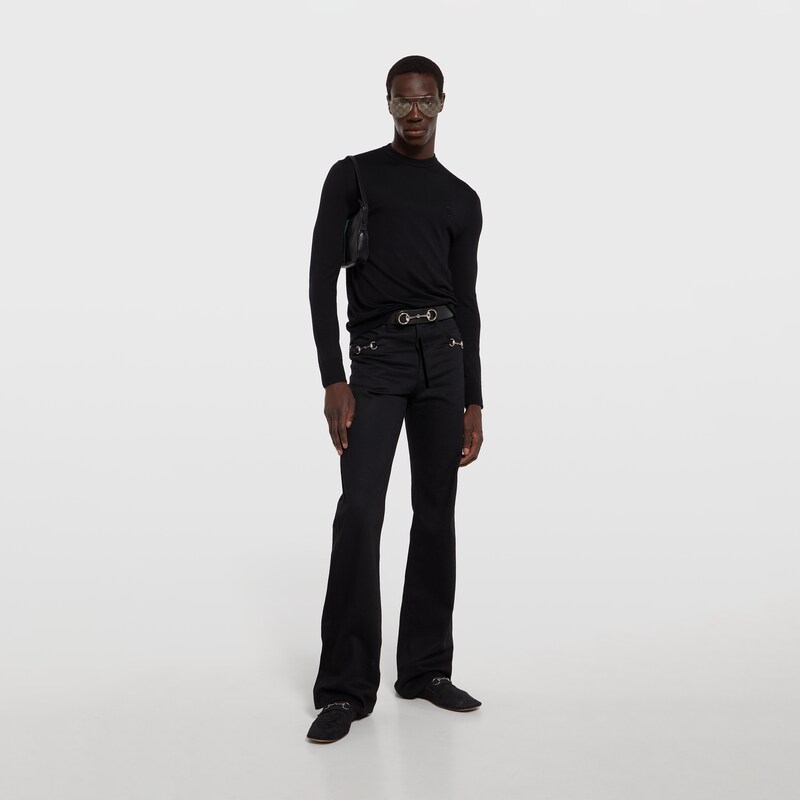 Gucci Knit Wool Sweater With Embroidery | Thumbnail 2 Gucci Knit Wool Sweater With Embroidery | Thumbnail 2