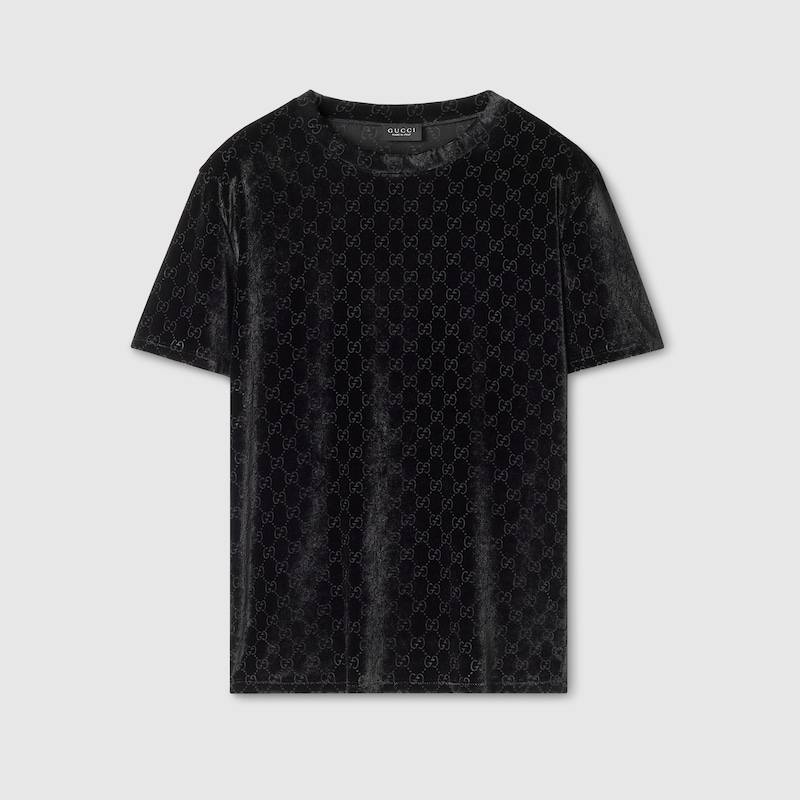 Gucci GG Stretch Velvet Devoré T-shirt