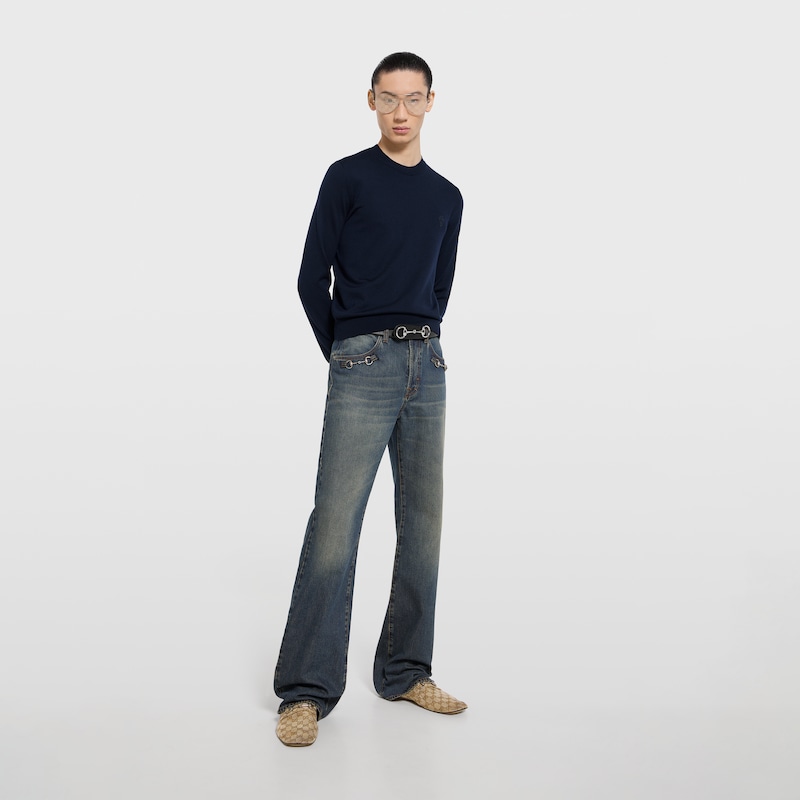 Gucci Knit Wool Sweater With Embroidery | Thumbnail 2 Gucci Knit Wool Sweater With Embroidery | Thumbnail 2