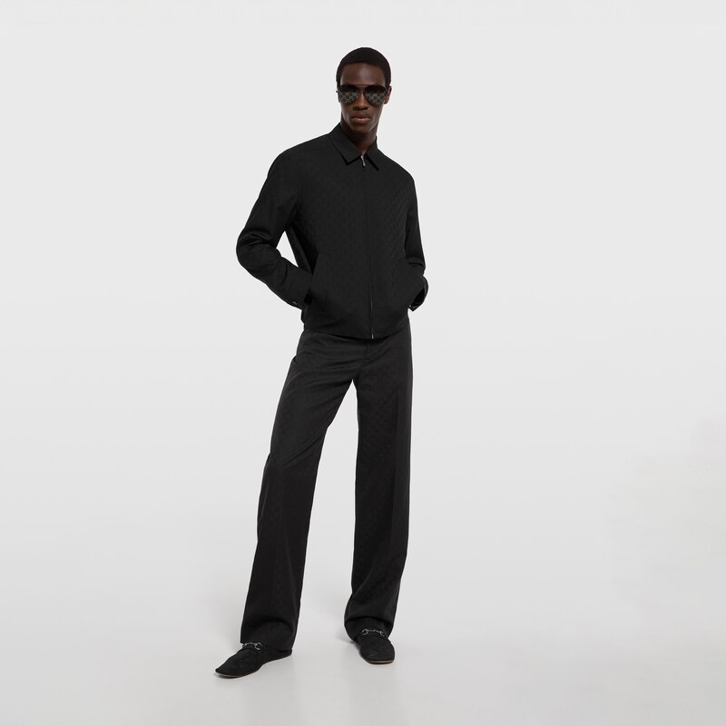 Gucci GG Wool Zip Jacket | Thumbnail 2 Gucci GG Wool Zip Jacket | Thumbnail 2