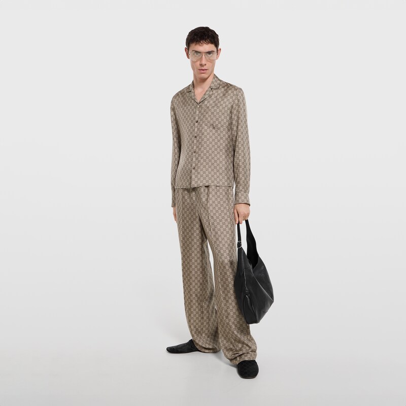 Gucci Printed Silk Twill Bowling Shirt | Thumbnail 2 Gucci Printed Silk Twill Bowling Shirt | Thumbnail 2