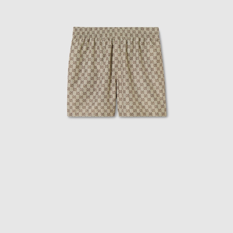 Gucci Printed Polyester Poplin Swim Shorts