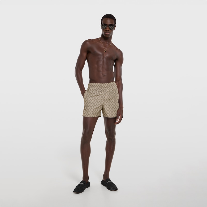 Gucci Printed Polyester Poplin Swim Shorts | Thumbnail 2 Gucci Printed Polyester Poplin Swim Shorts | Thumbnail 2