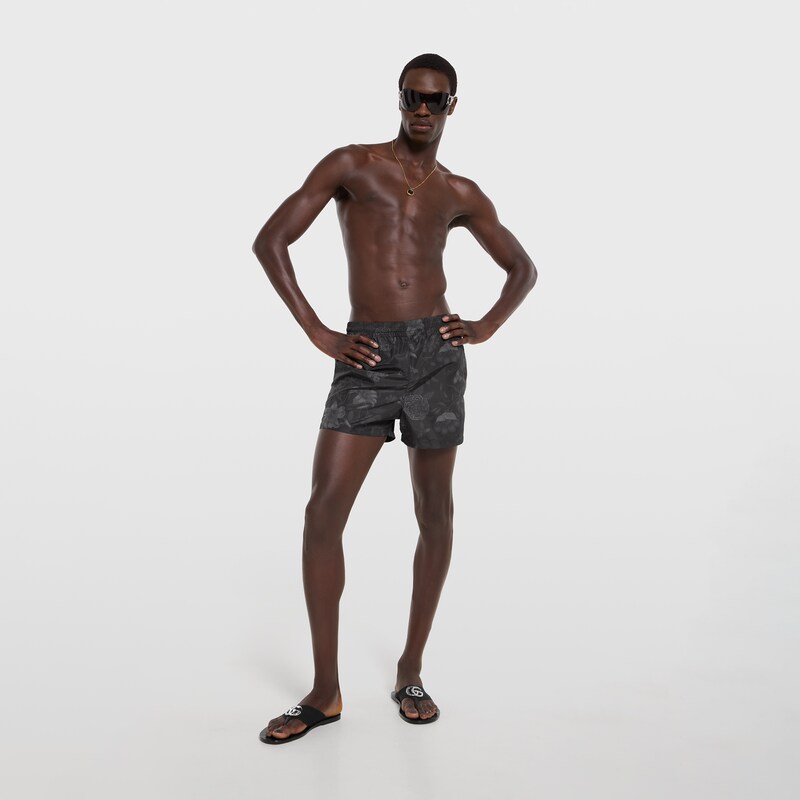 Gucci Printed Nylon Swim Shorts | Thumbnail 2 Gucci Printed Nylon Swim Shorts | Thumbnail 2