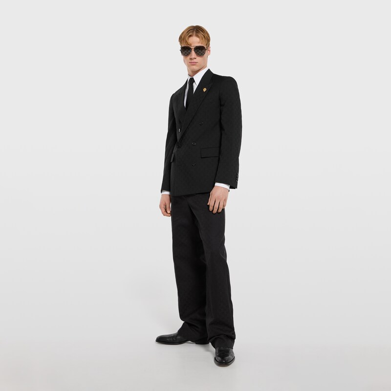 Gucci Double-breasted GG Wool Jacket | Thumbnail 2 Gucci Double-breasted GG Wool Jacket | Thumbnail 2
