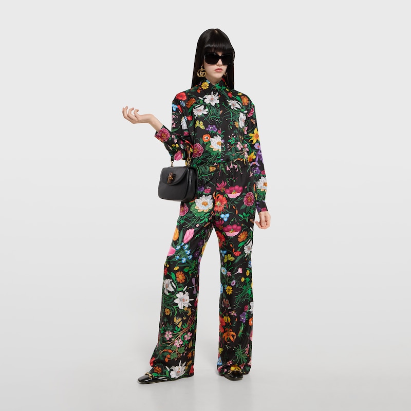 Gucci Printed Silk Twill Shirt | Thumbnail 2