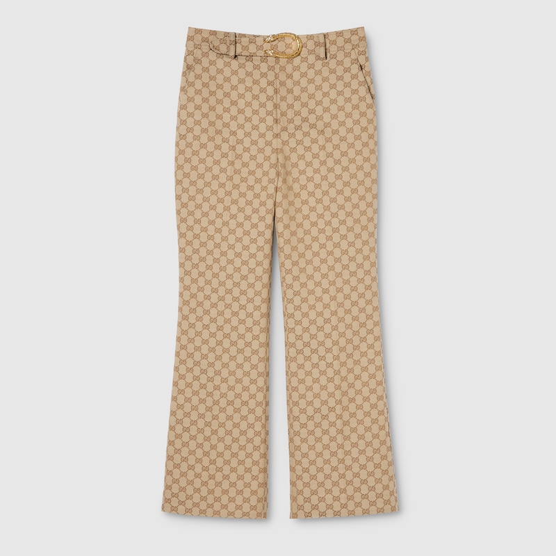Gucci GG Cotton Canvas Fabric Pants