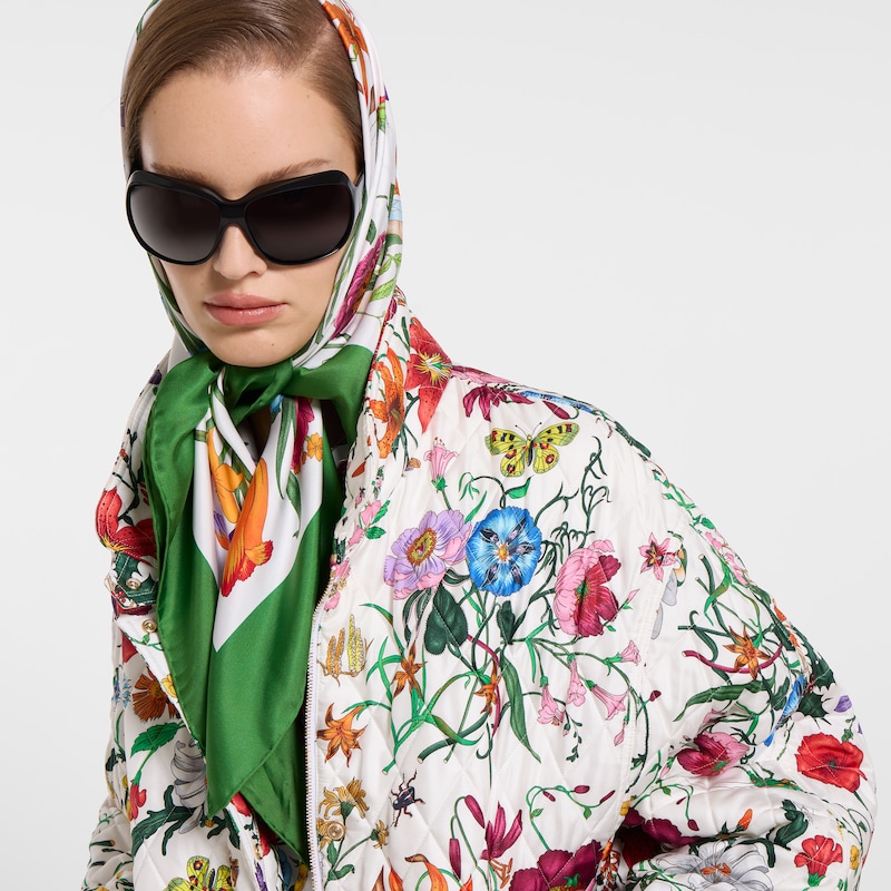 Gucci Printed Silk Carré | Thumbnail 3