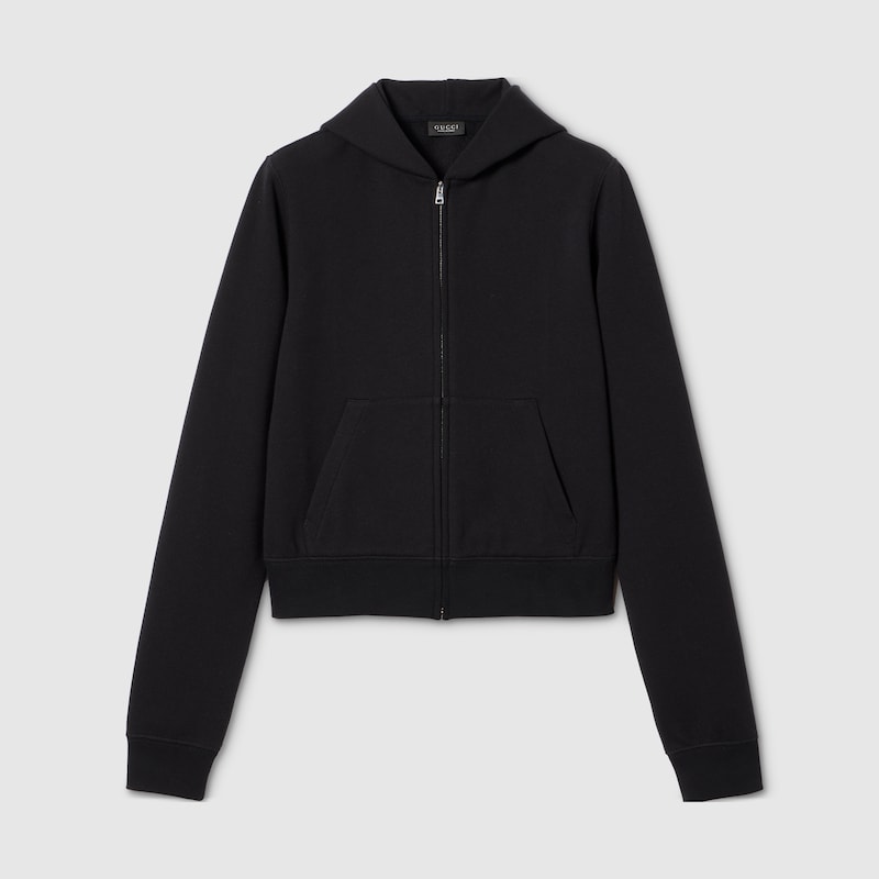 Cotton Jersey And Cashmere Zip Jacket Cotton Jersey And Cashmere Zip Jacket