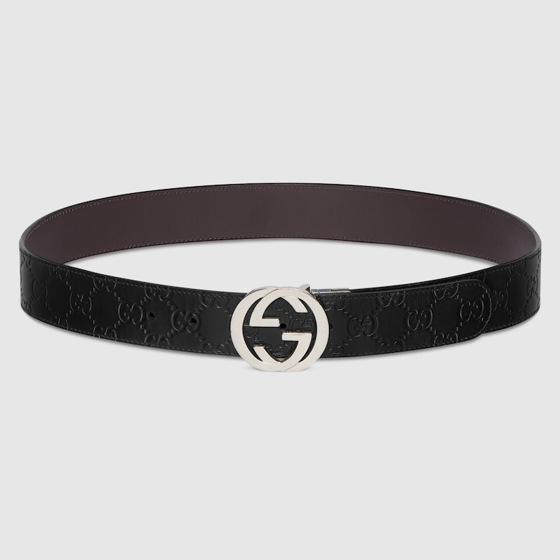 Reversible Belt With Interlocking G Buckle