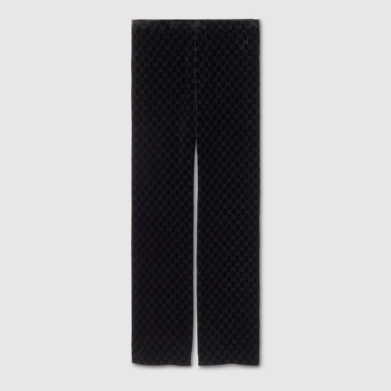GG Stretch Velvet Devoré Pants GG Stretch Velvet Devoré Pants