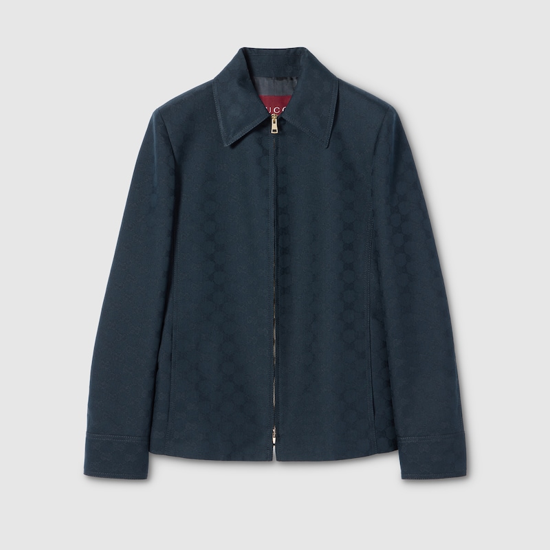 Gucci GG Cotton Gabardine Zip Jacket