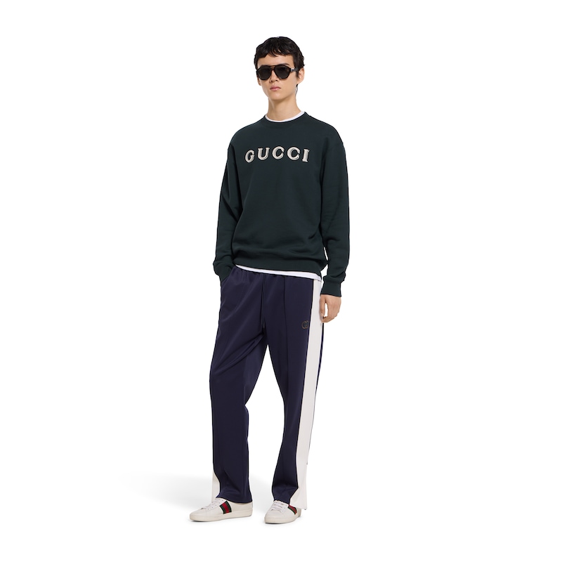 Gucci Cotton Jersey Sweatshirt With Embroidery | Thumbnail 2 Gucci Cotton Jersey Sweatshirt With Embroidery | Thumbnail 2