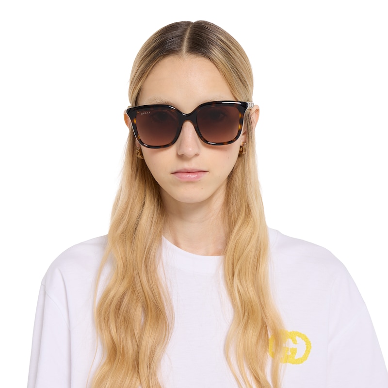 Gucci Square Frame Sunglasses | Thumbnail 3 Gucci Square Frame Sunglasses | Thumbnail 3