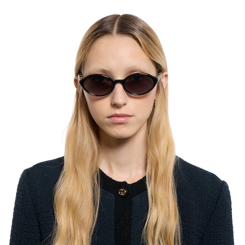 Gucci Oval Frame Sunglasses | Thumbnail 3 Gucci Oval Frame Sunglasses | Thumbnail 3