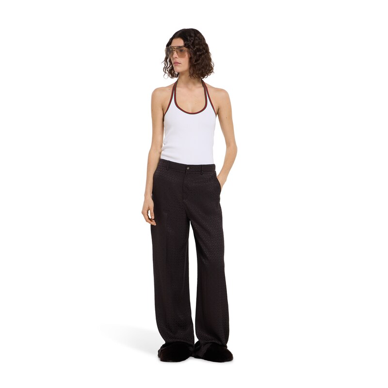 Gucci Horsebit Silk Jacquard Pants | Thumbnail 2 Gucci Horsebit Silk Jacquard Pants | Thumbnail 2