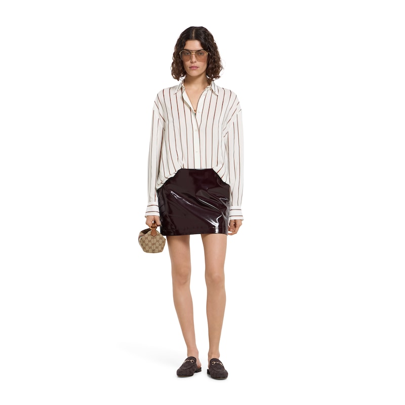 Gucci Web Silk Jacquard Shirt | Thumbnail 2
