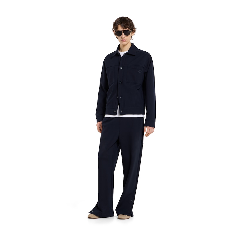 Gucci Cotton Jersey Jacket With Embroidery | Thumbnail 2 Gucci Cotton Jersey Jacket With Embroidery | Thumbnail 2