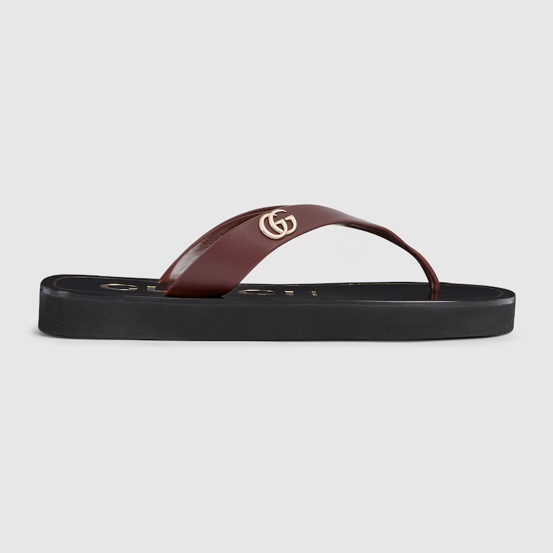 Thong Sandal With Double G Thong Sandal With Double G
