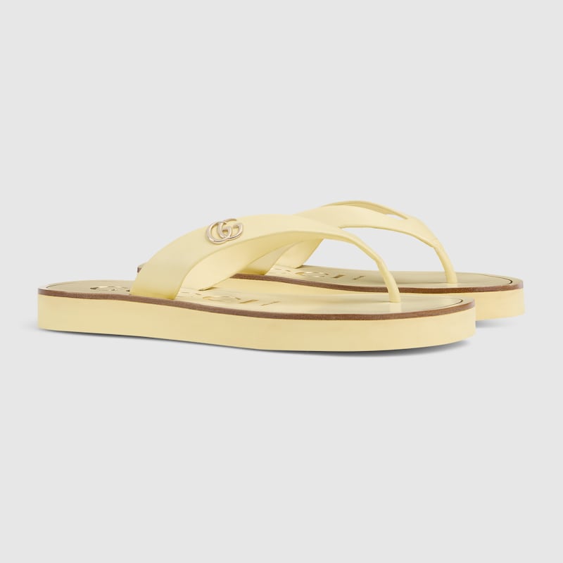 Gucci Thong Sandal With Double G | Thumbnail 2 Gucci Thong Sandal With Double G | Thumbnail 2