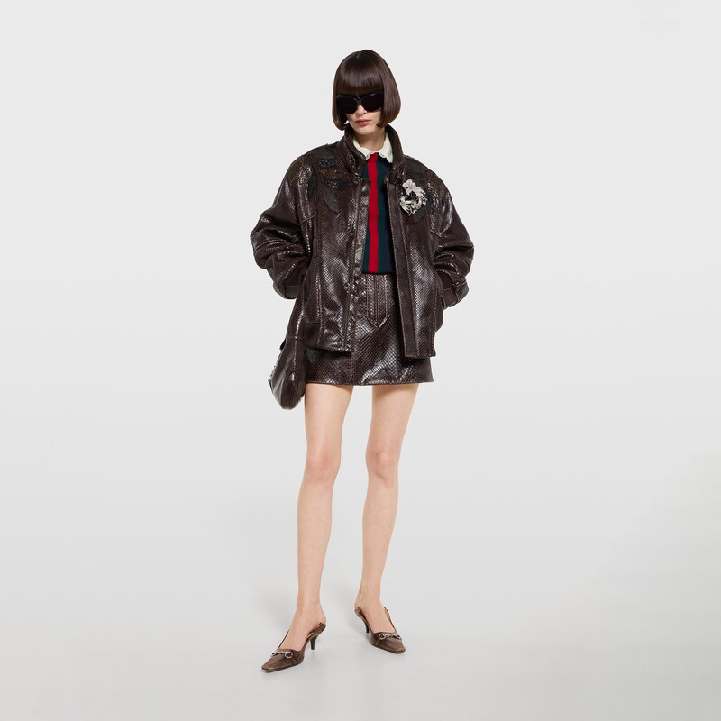 Gucci Silk Crêpe De Chine Shirt | Thumbnail 2 Gucci Silk Crêpe De Chine Shirt | Thumbnail 2