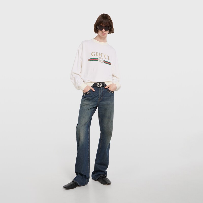 Gucci Cashmere Blend Sweatshirt With Print | Thumbnail 2 Gucci Cashmere Blend Sweatshirt With Print | Thumbnail 2
