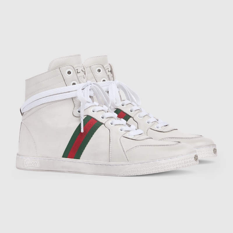 Gucci Stretch High-top Sneaker | Thumbnail 2 Gucci Stretch High-top Sneaker | Thumbnail 2