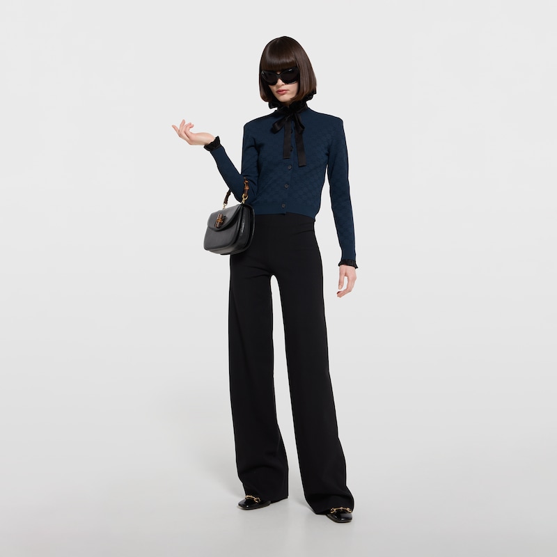 Gucci GG Fine Fabric Jacquard Cardigan | Thumbnail 2 Gucci GG Fine Fabric Jacquard Cardigan | Thumbnail 2