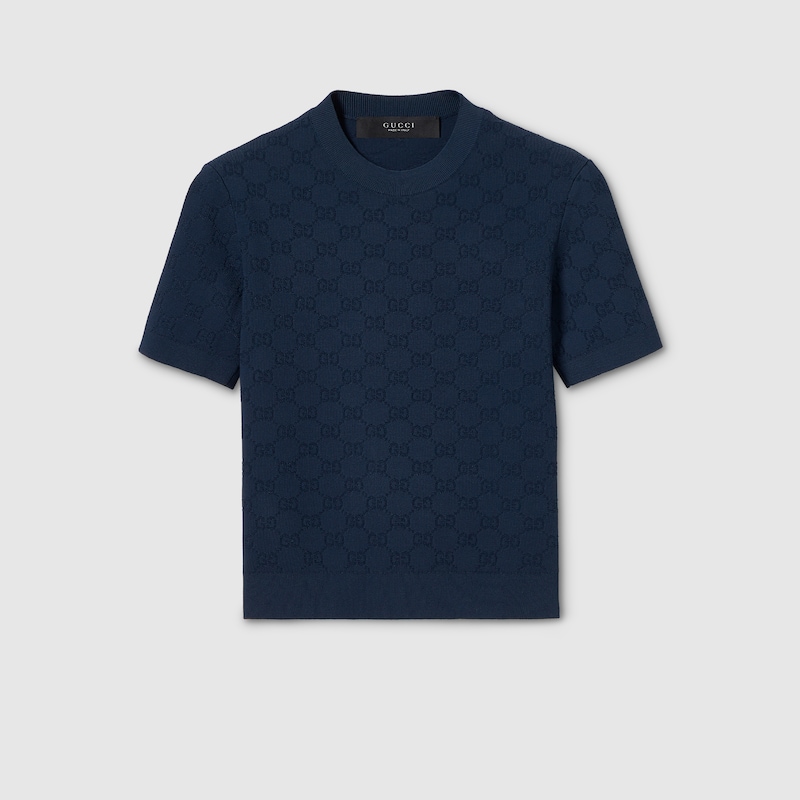 Gucci GG Fine Fabric Jacquard Top