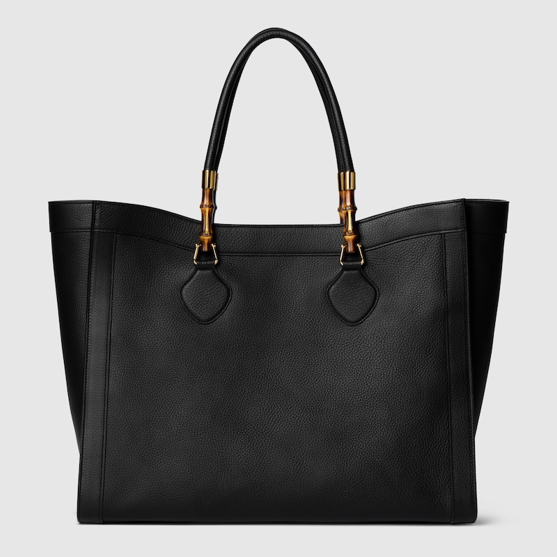 Gucci Bamboo Tote Large Bag In Black