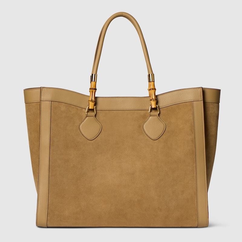 Gucci Bamboo Tote Large Bag In Sand