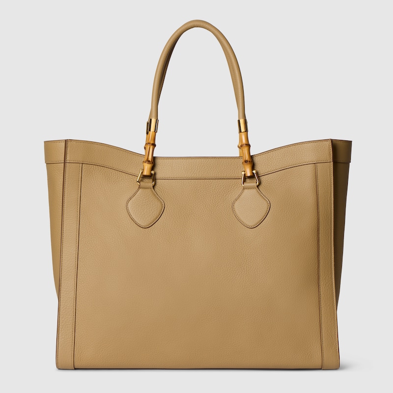 Gucci Bamboo Tote Large Bag In Sand