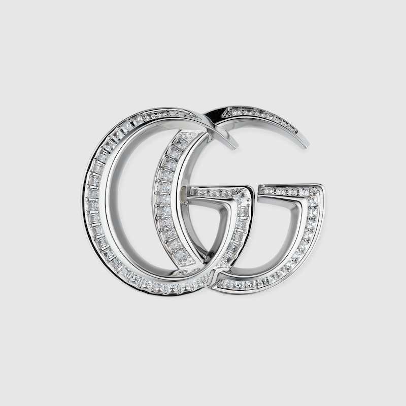 Gucci GG Marmont Crystal Brooch