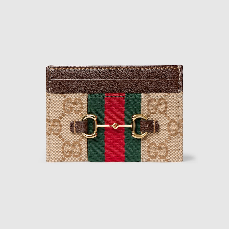 Horsebit Web Card Case