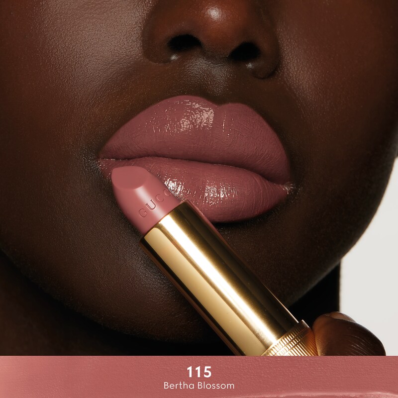 Gucci 115 Bertha Blossom, Rouge À Lèvres Satin Lipstick | Thumbnail 3 Gucci 115 Bertha Blossom, Rouge À Lèvres Satin Lipstick | Thumbnail 3