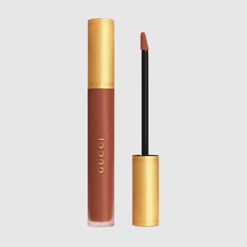 Gucci 308 Lucy Dark Orange, Rouge À Lèvres Liquide Mat Lipstick
