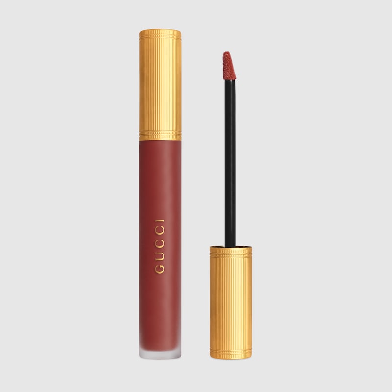 Gucci 521 Nellie Cherry, Rouge À Lèvres Liquide Mat Lipstick