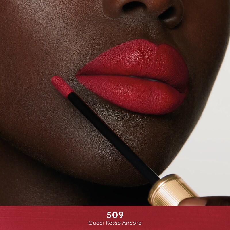 Gucci 509 Gucci Rosso Ancora, Rouge À Lèvres Liquide Mat Lipstick | Thumbnail 3 Gucci 509 Gucci Rosso Ancora, Rouge À Lèvres Liquide Mat Lipstick | Thumbnail 3