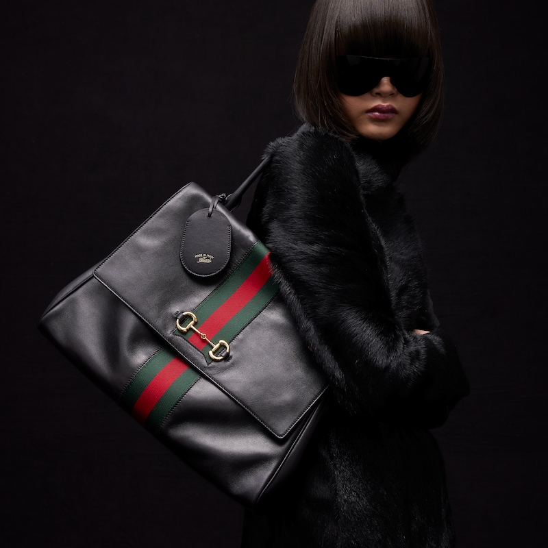 Gucci Paparazzo Large Top Handle Bag | Thumbnail 3 Gucci Paparazzo Large Top Handle Bag | Thumbnail 3