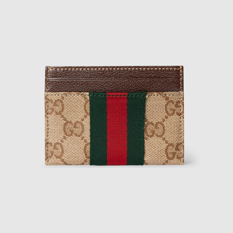 Gucci Card Case With Web