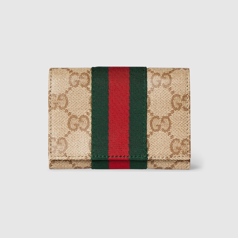 Gucci Bi-fold Card Case With Web
