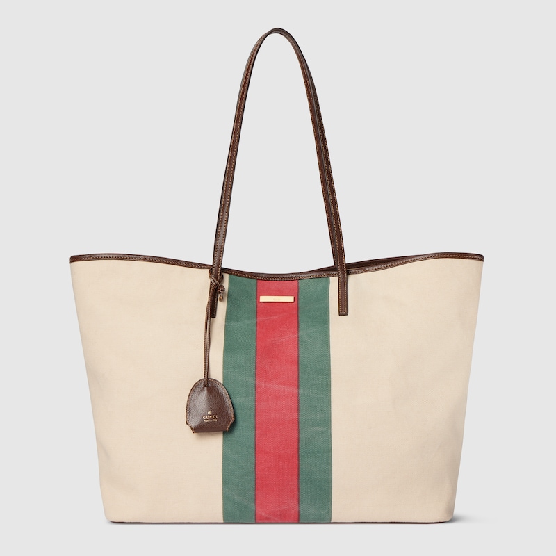 Gucci Tribeca Large Tote Bag With Charm