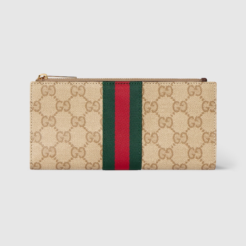 Gucci Long Wallet With Web