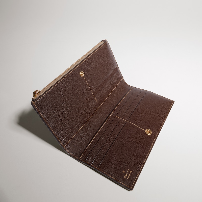 Gucci Long Wallet With Web | Thumbnail 2 Gucci Long Wallet With Web | Thumbnail 2