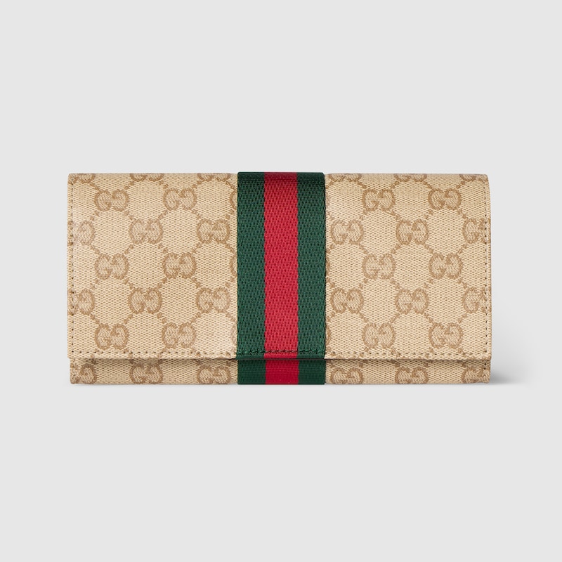 Gucci Long Wallet With Web
