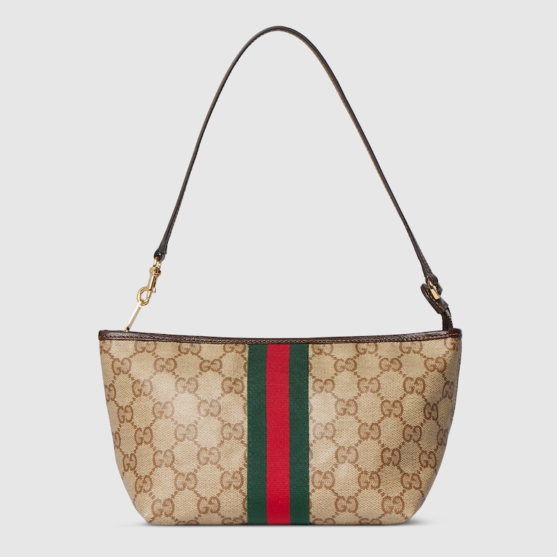 Gucci Small Pouch With Strap And Web